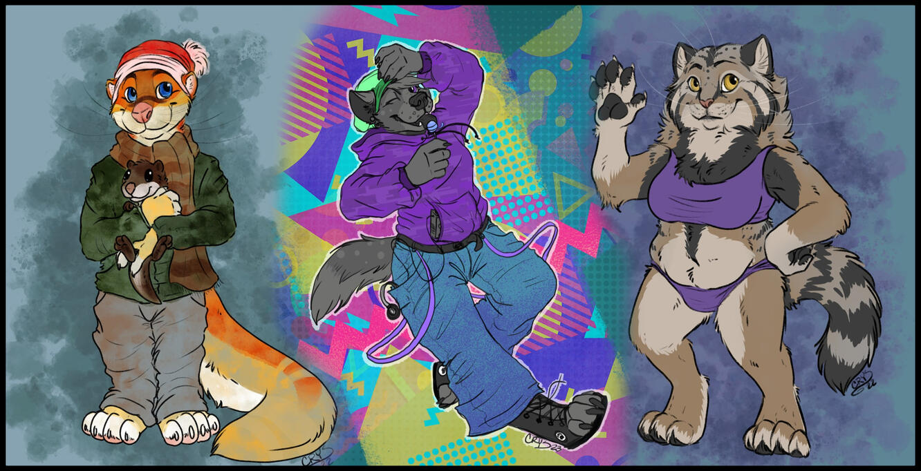 Full Body Colored Sketch